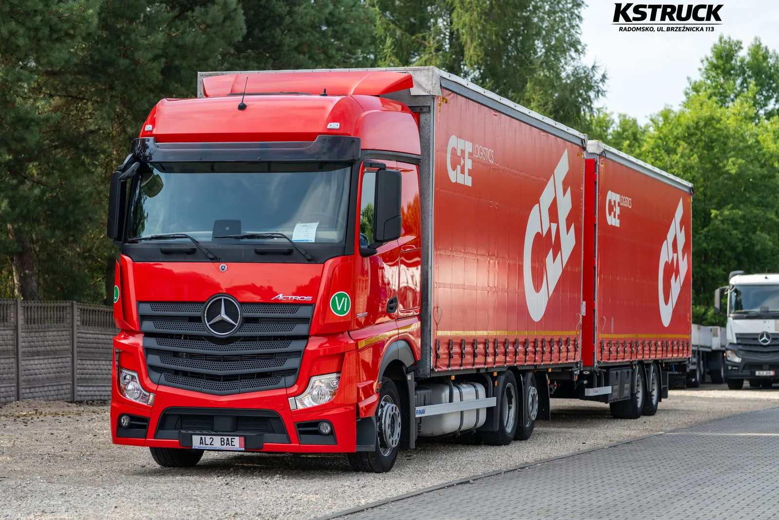 MERCEDES-BENZ ACTROS 2545 MP5 BIG SPACE – ZESTAW PRZEJAZDOWY FIRANA Doppelstock — 1