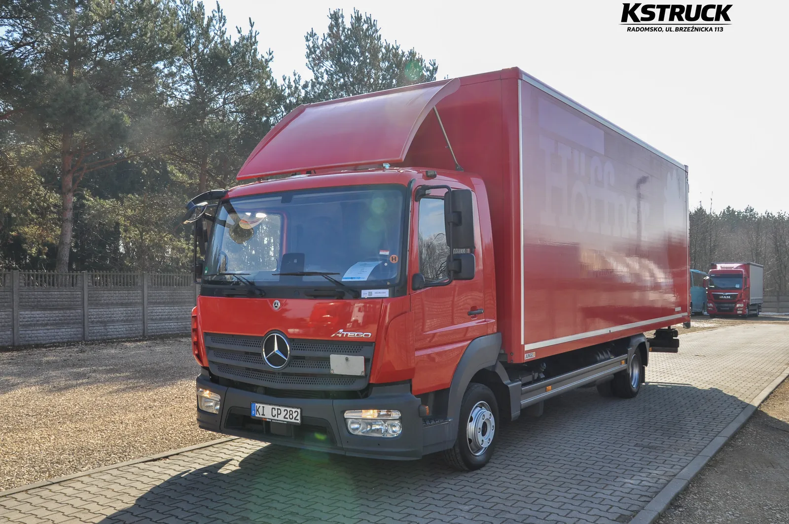 Mercedes-Benz Atego 818L kontener 7,25m — 1
